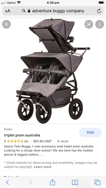 abc triple pram
